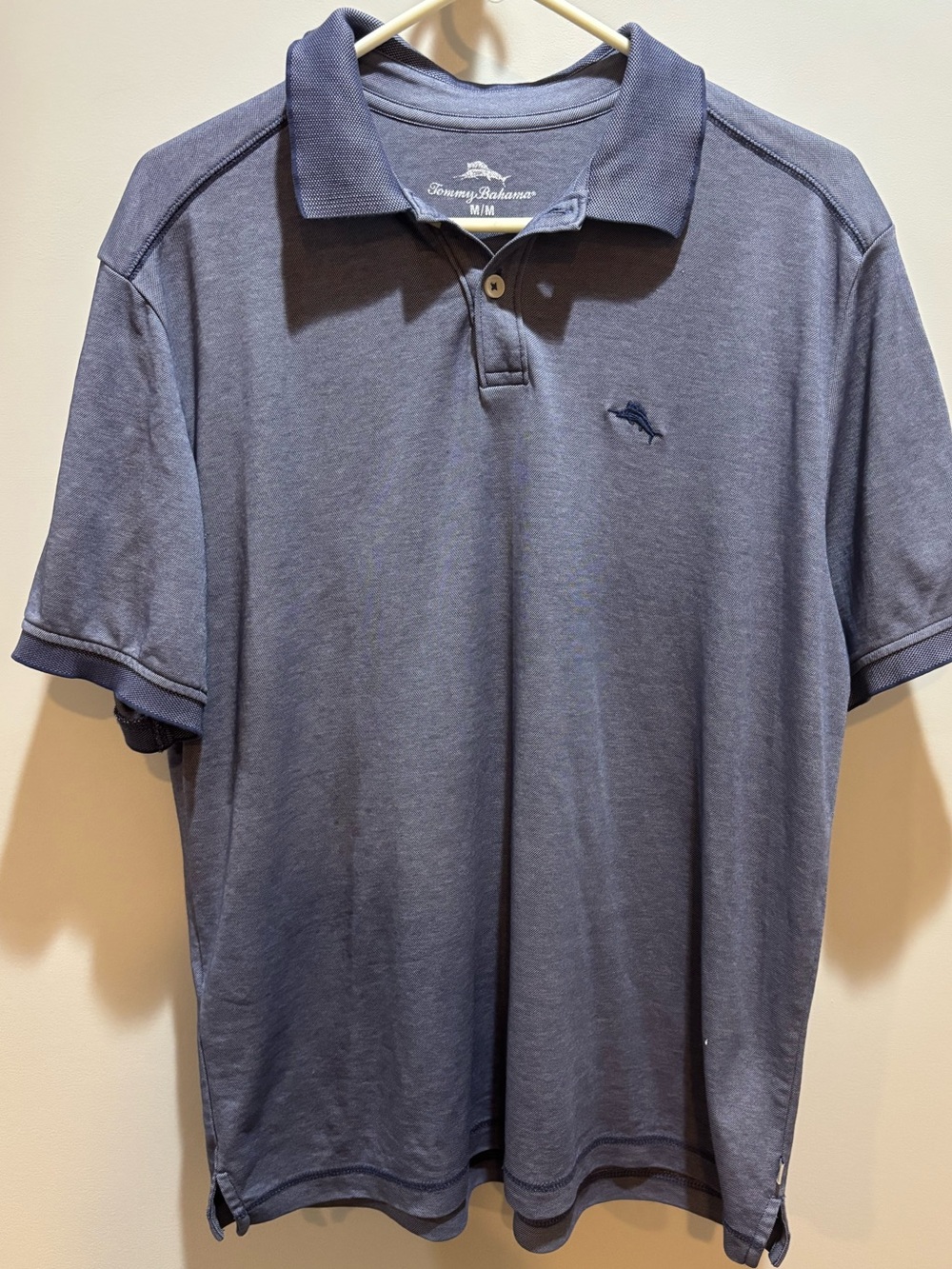 Tommy Bahama Slate Blue Short-Sleeve Polo